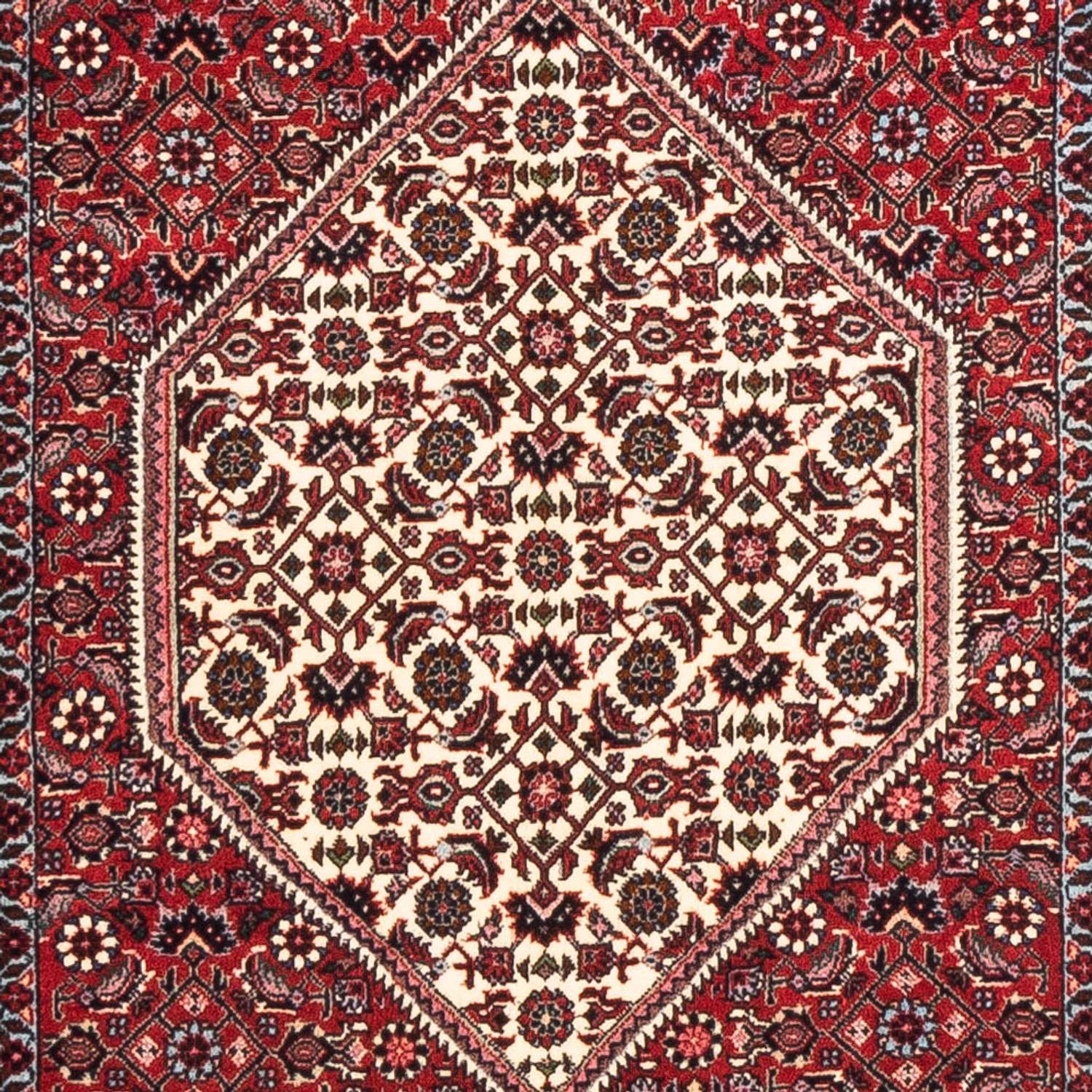 Løper Persisk teppe - Bijar - Royal - 211 x 77 cm - rød