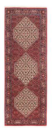 Loper Perzisch tapijt - Bijar - Koninklijk - 211 x 77 cm - rood