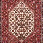 Tapis de couloir Tapis persan - Bidjar - 196 x 80 cm - rouge