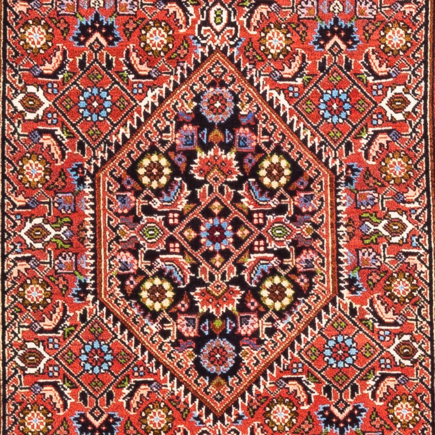 Persisk teppe - Bijar - Royal - 145 x 84 cm - rød