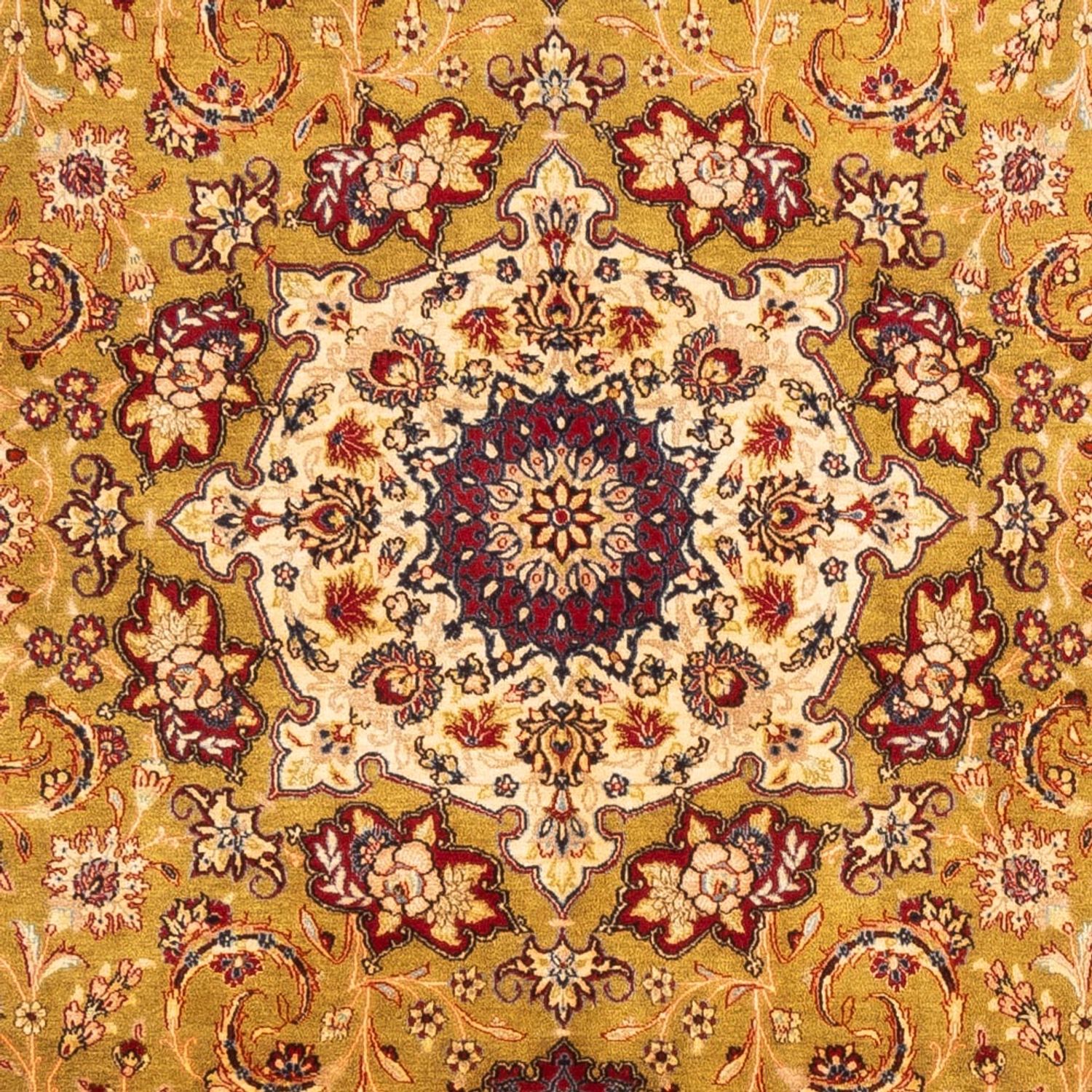 Alfombra persa - Ghom - 228 x 162 cm - camello