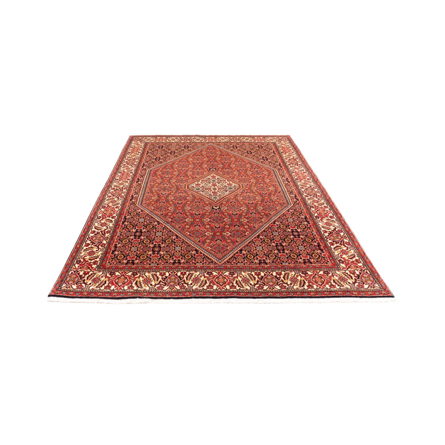 Tapis persan - Bidjar - 244 x 168 cm - rouge