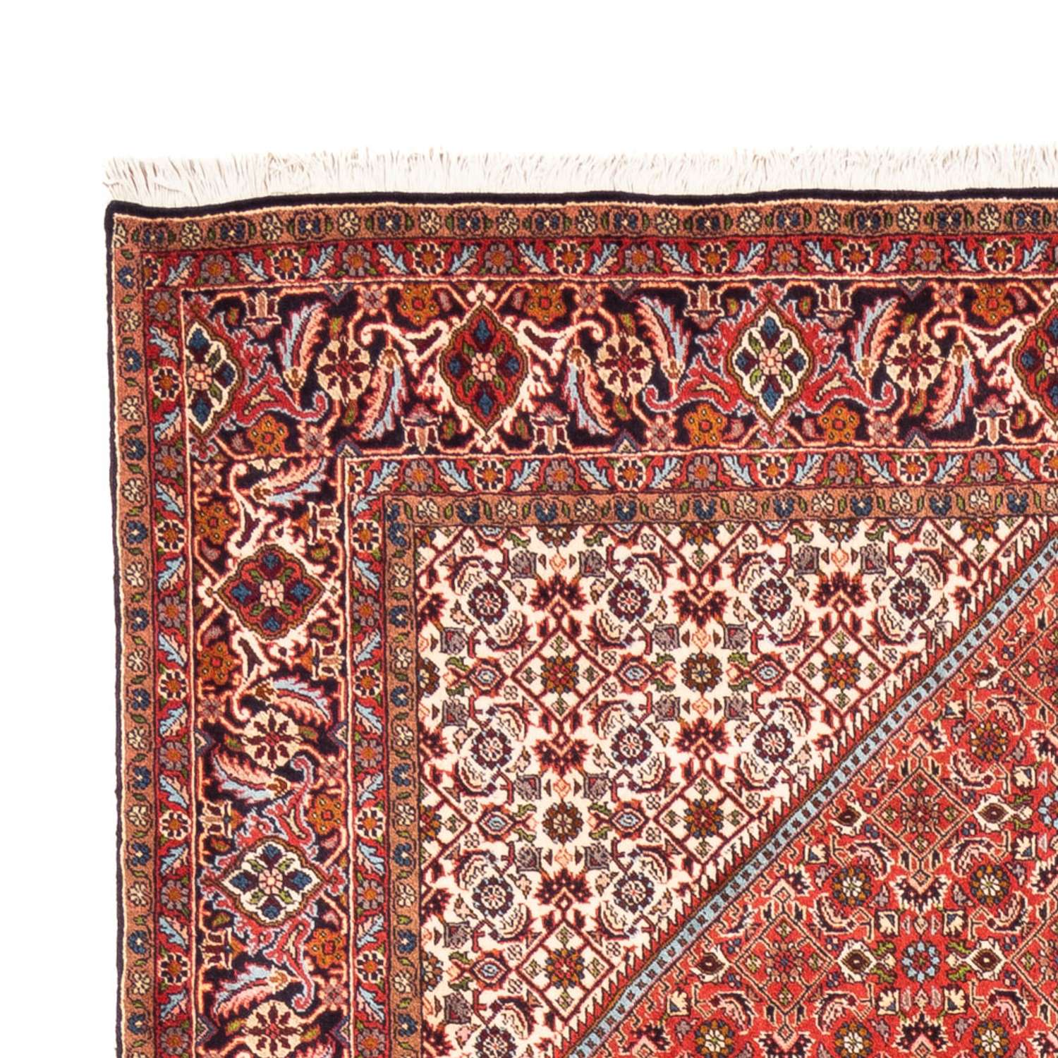 Perzisch tapijt - Bijar - 253 x 168 cm - rood