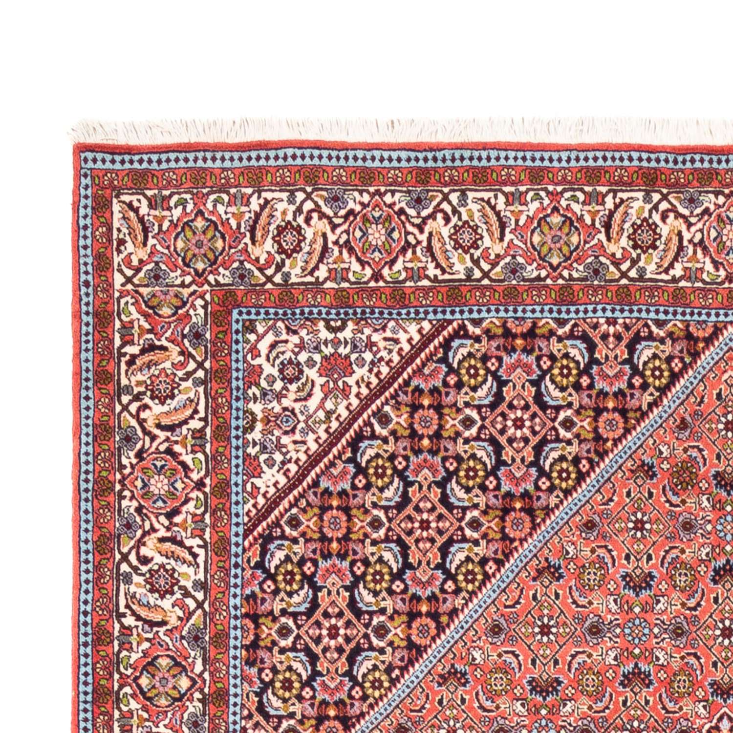 Tapis persan - Bidjar - 243 x 170 cm - rouge