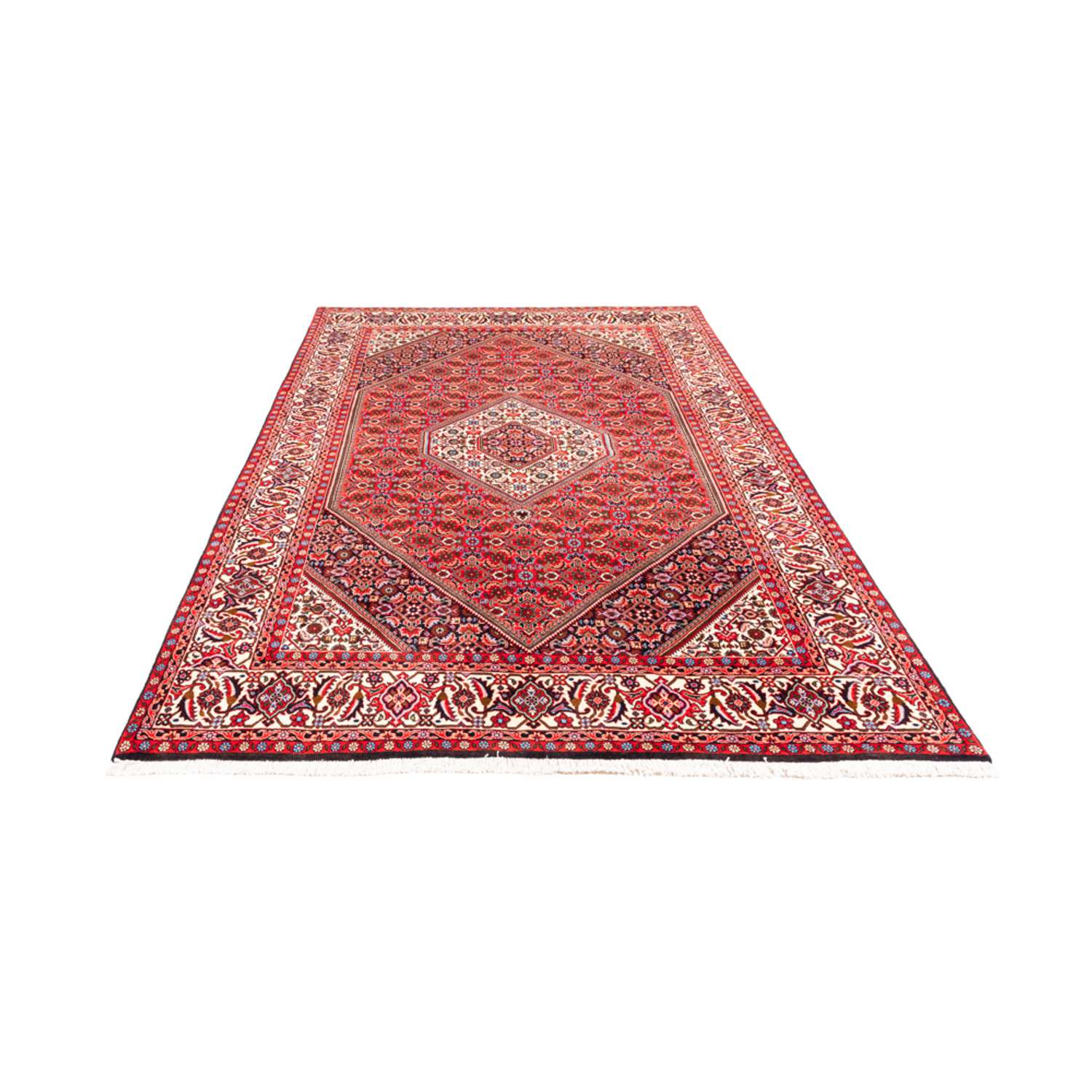 Perzisch tapijt - Bijar - 253 x 170 cm - rood