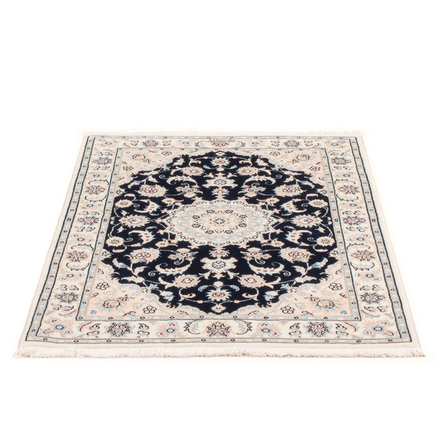 Perser Rug - Nain - Premium - 118 x 81 cm - dark blue