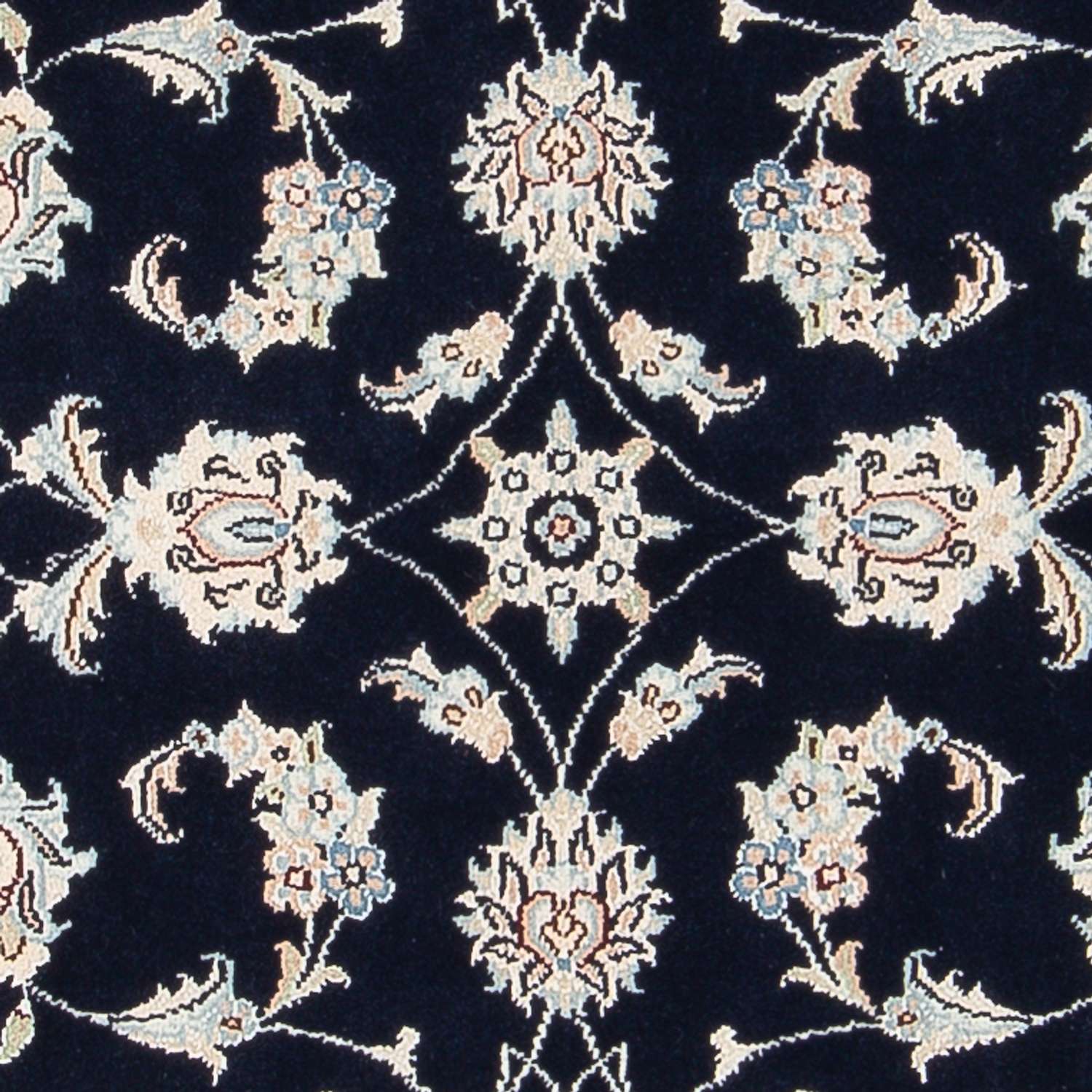 Alfombra Persa - Nain - Prima - 118 x 81 cm - azul oscuro