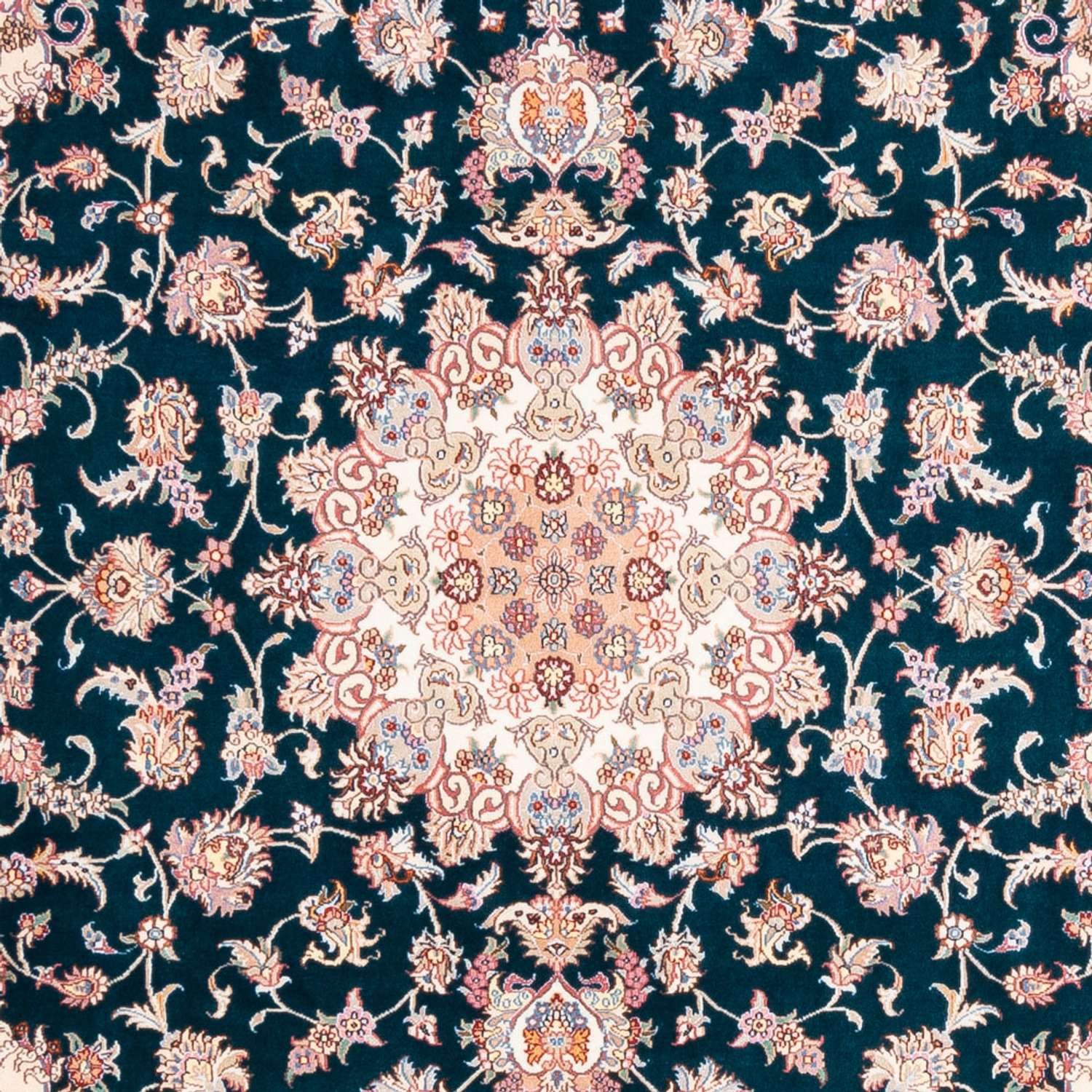 Tapete Persa - Tabriz - Royal - 235 x 168 cm - verde escuro