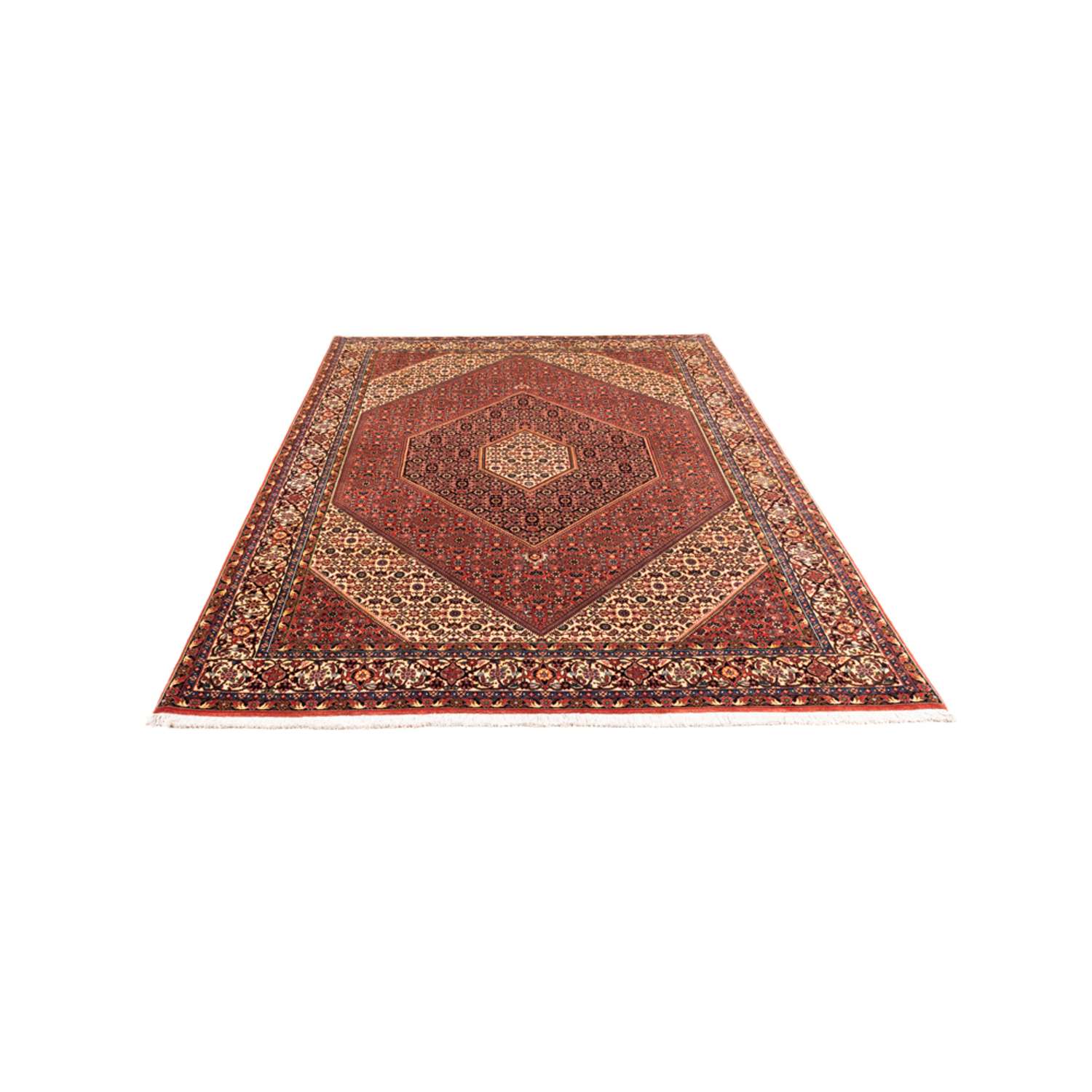 Tapis persan - Bidjar - 235 x 170 cm - rouge