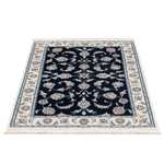 Tapis persan - Nain - Premium - 121 x 78 cm - bleu foncé