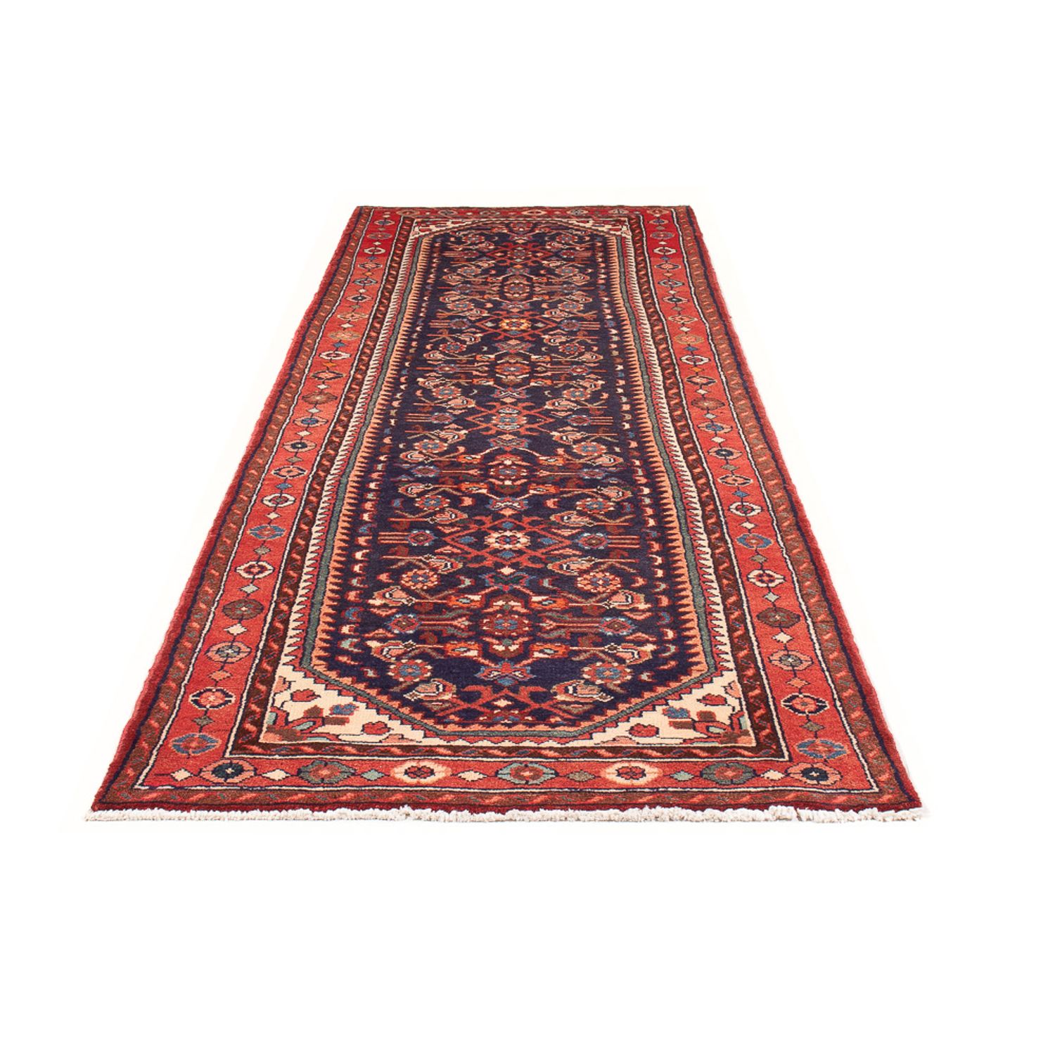 Tapis de couloir Tapis persan - Nomadic - 305 x 104 cm - bleu foncé