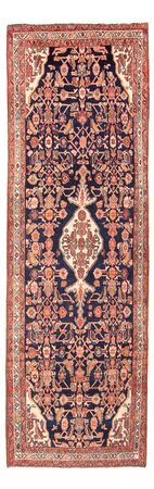 Tapis de couloir Tapis persan - Nomadic - 322 x 107 cm - bleu foncé