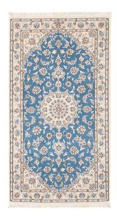 Alfombra Persa - Nain - Prima - 138 x 76 cm - azul claro