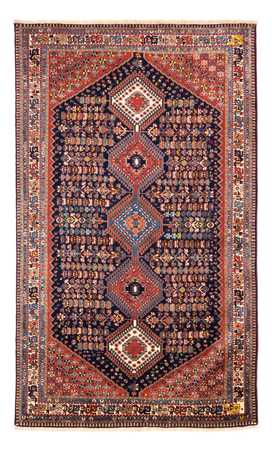 Tapis persan - Nomadic - 248 x 152 cm - bleu foncé