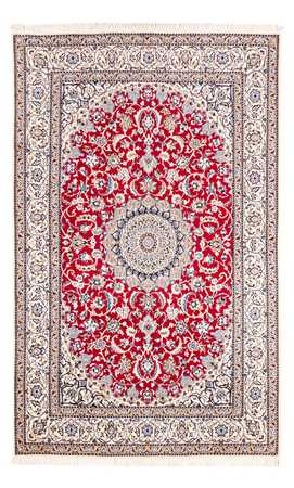 Tapis persan - Nain - 246 x 156 cm - rouge