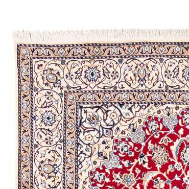 Tapis persan - Nain - 246 x 156 cm - rouge