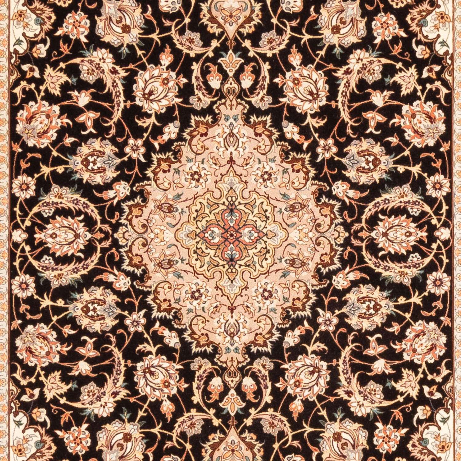 Loper Perzisch tapijt - Isfahan - Premium - 227 x 148 cm - donkerblauw