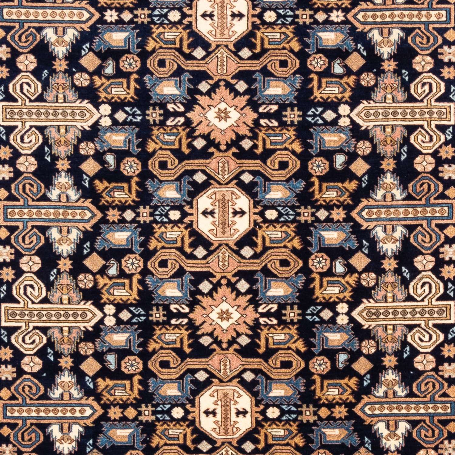 Alfombra persa - Nómada - 270 x 170 cm - azul oscuro