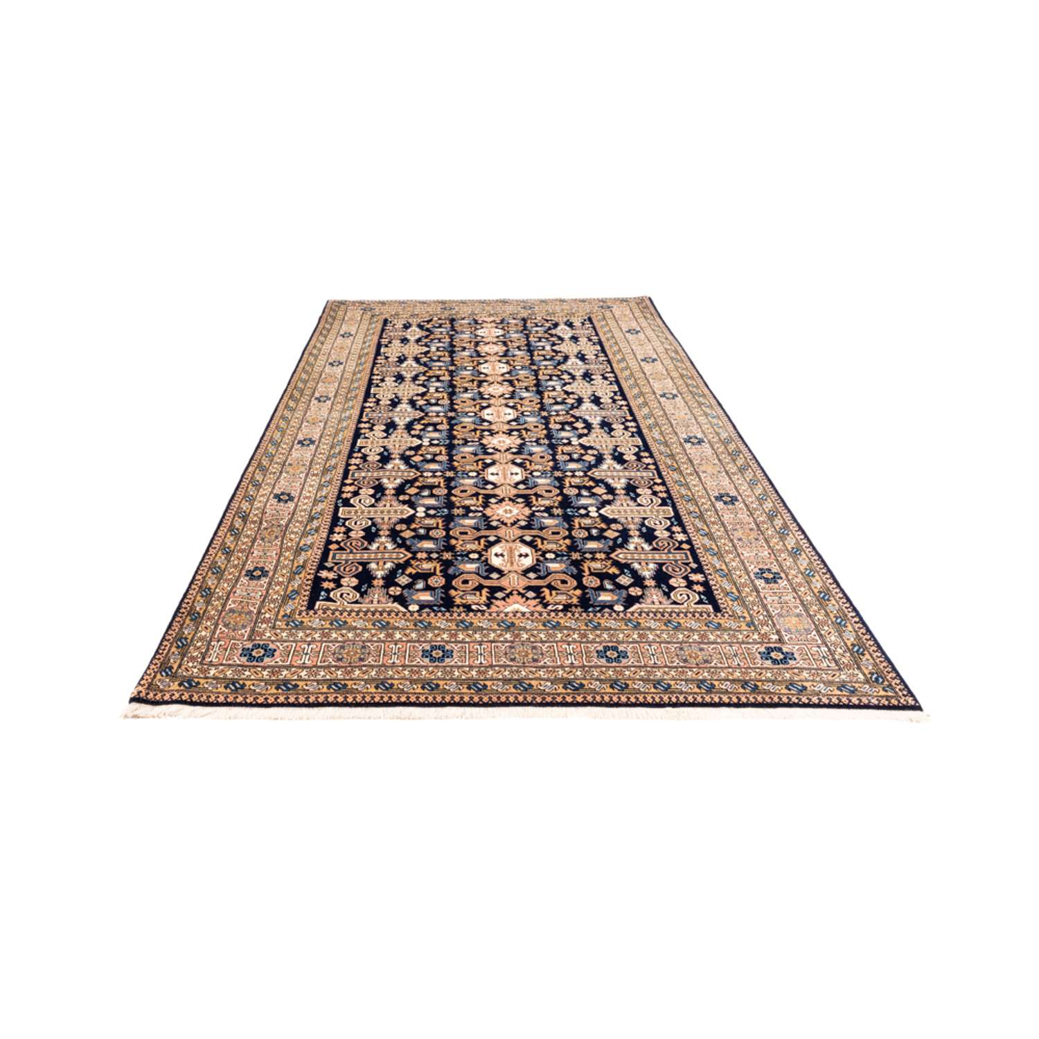 Tapis persan - Nomadic - 270 x 170 cm - bleu foncé