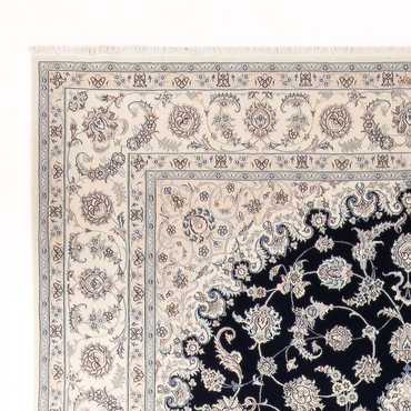 Tapis persan - Nain - 355 x 248 cm - bleu foncé