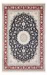 Tapis persan - Nain - 297 x 198 cm - bleu foncé