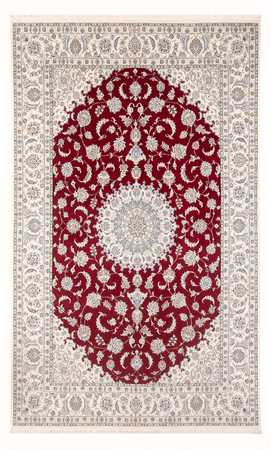 Tapis persan - Nain - 298 x 196 cm - rouge