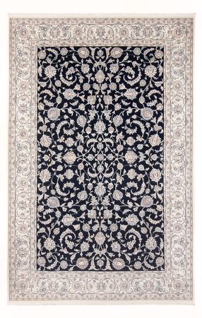 Perzisch tapijt - Nain - Premium - 294 x 198 cm - donkerblauw