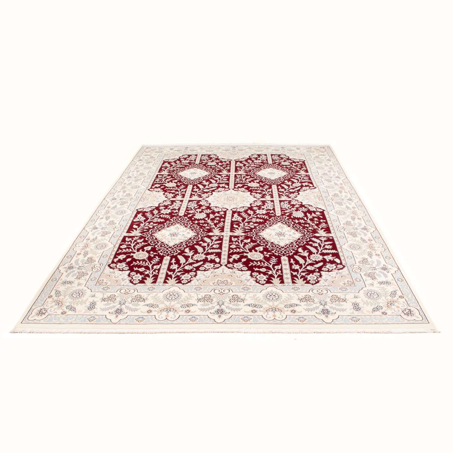 Tapis persan - Nain - Premium - 303 x 197 cm - rouge