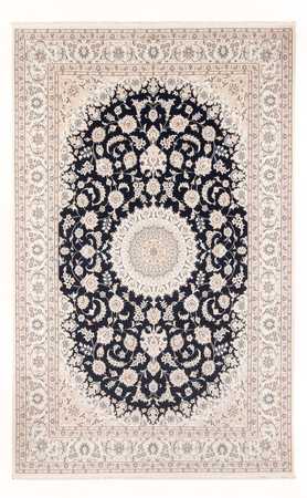 Alfombra Persa - Nain - Prima - 298 x 197 cm - azul oscuro