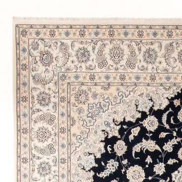 Tapis persan - Nain - Premium - 356 x 250 cm - bleu foncé