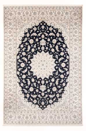 Tapis persan - Nain - Premium - 346 x 244 cm - bleu foncé