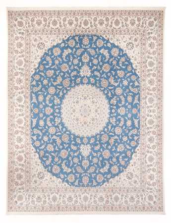 Perserteppich - Nain - Premium - 303 x 247 cm - hellblau