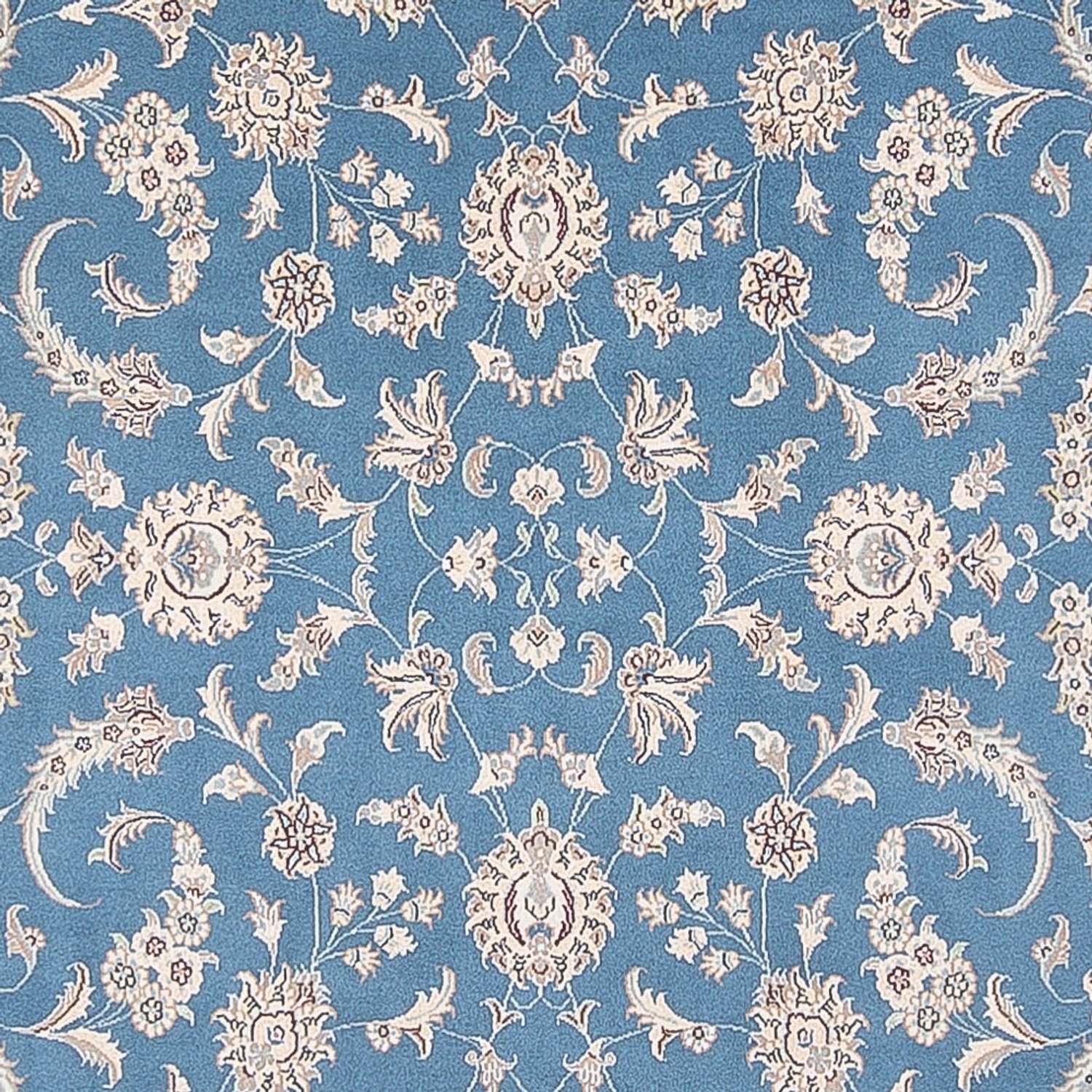 Tapete Persa - Nain - Premium - 302 x 200 cm - azul claro