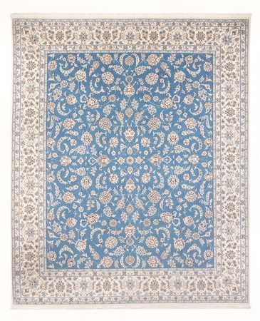 Tapis persan - Nain - Premium - 293 x 248 cm - bleu clair