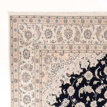 Tapis persan - Nain - Premium - 340 x 246 cm - bleu foncé