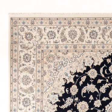 Tapis persan - Nain - Premium - 348 x 245 cm - bleu foncé