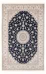 Tapis persan - Nain - Premium - 296 x 196 cm - bleu foncé