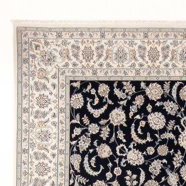 Tapis persan - Nain - Premium - 305 x 248 cm - bleu foncé