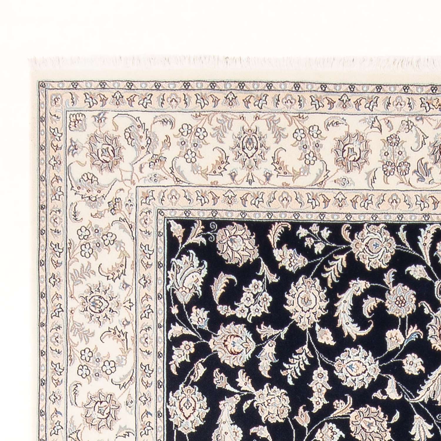 Persisk matta - Nain - Premium - 298 x 198 cm - mörkblå