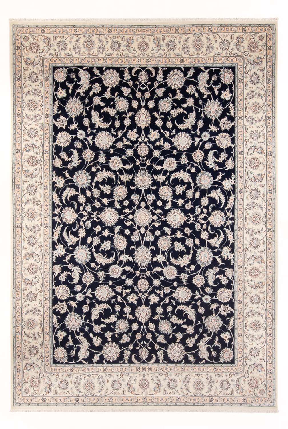 Perzisch tapijt - Nain - Premium - 342 x 248 cm - donkerblauw