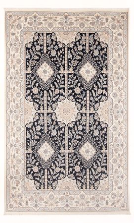 Tapis persan - Nain - Premium - 304 x 197 cm - bleu foncé