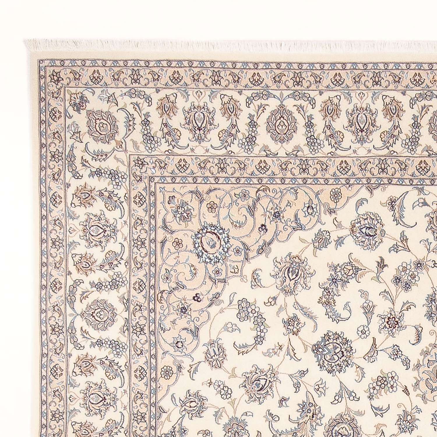 Persisk matta - Nain - Premium - 297 x 250 cm - grädde