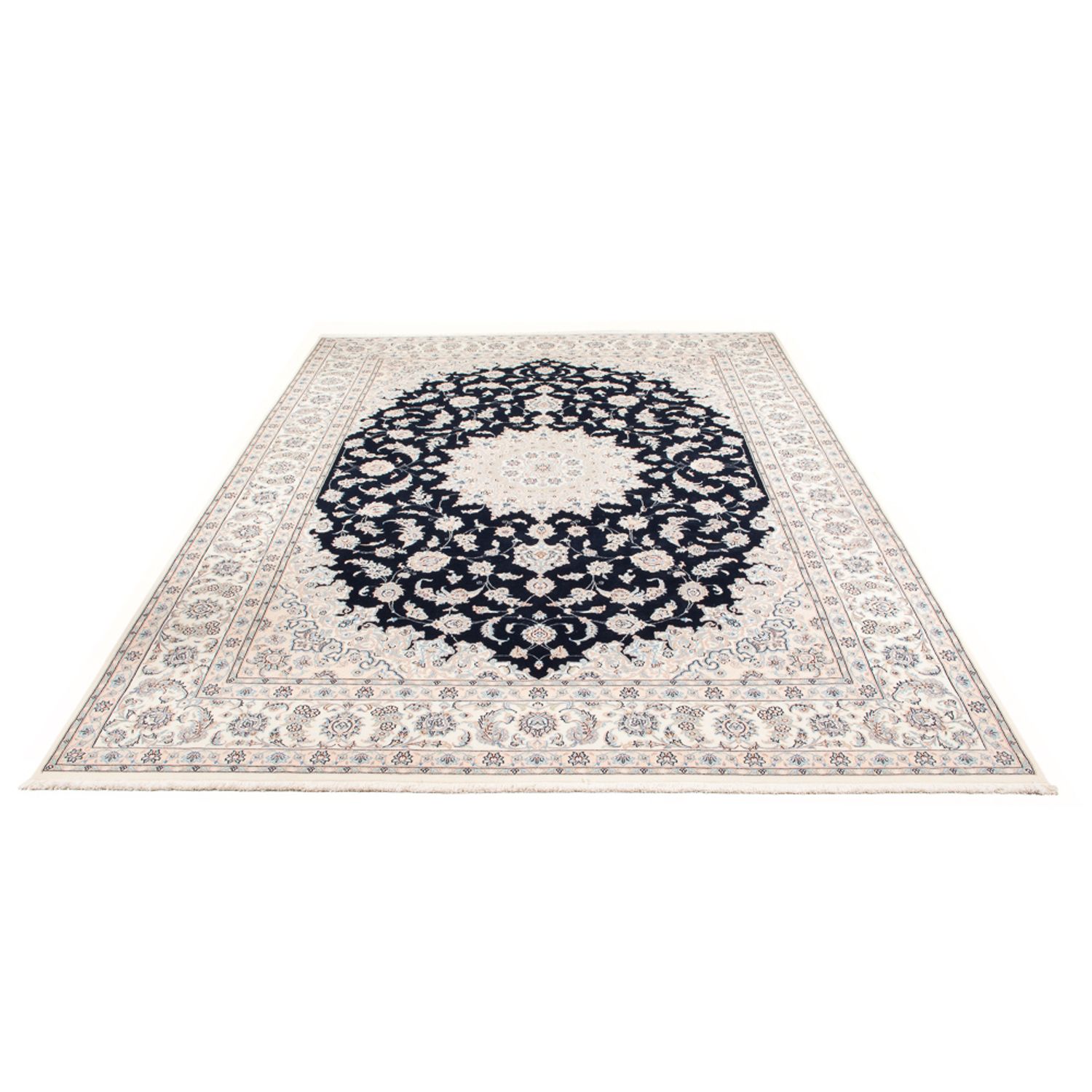 Perser Rug - Nain - Premium - 340 x 246 cm - dark blue