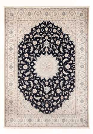 Tapis persan - Nain - Premium - 340 x 246 cm - bleu foncé