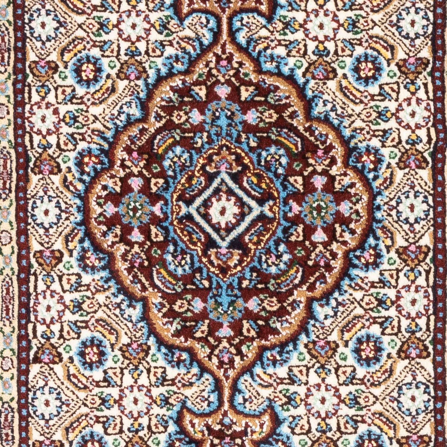 Tapis persan - Classique - Royal - 90 x 60 cm - rouge foncé