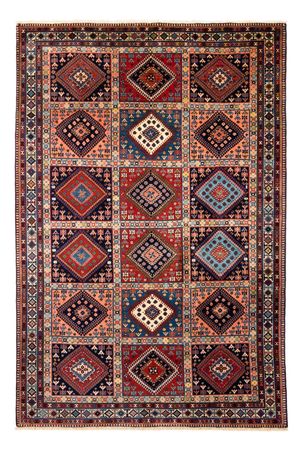 Tapis persan - Nomadic - 305 x 202 cm - rouge bordeaux