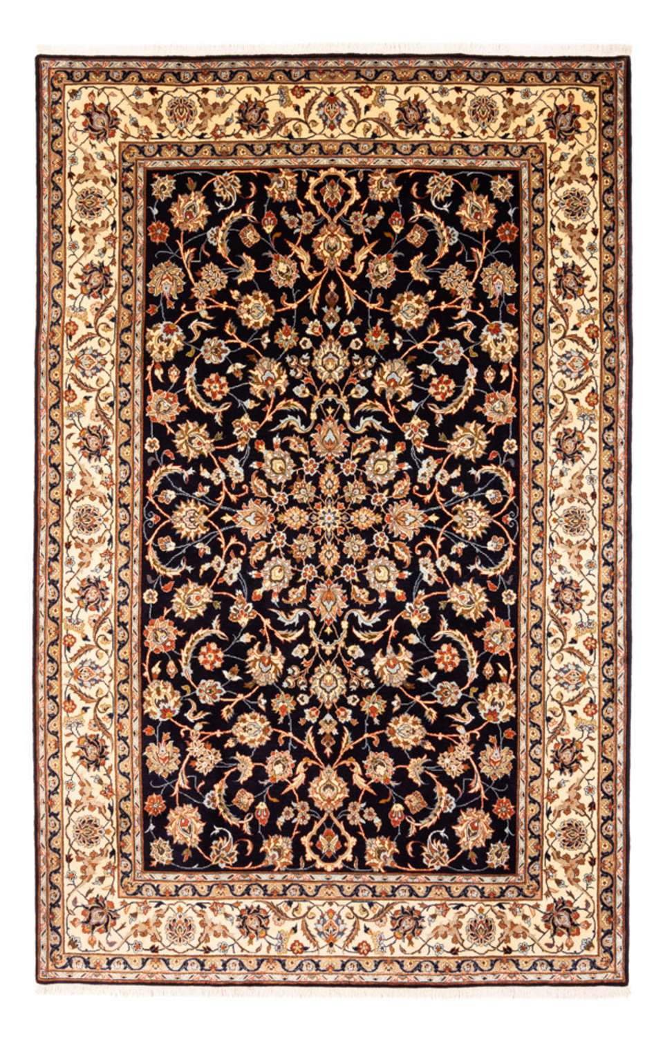 Tapis persan - Classique - 304 x 200 cm - bleu foncé