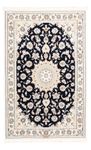 Tapis persan - Nain - Premium - 154 x 104 cm - bleu foncé