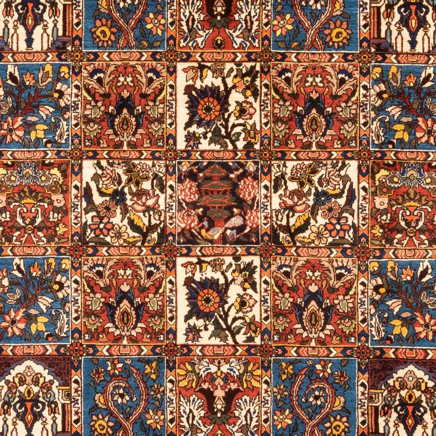 Persisk matta - Nomadic - 303 x 202 cm - bordeaux röd
