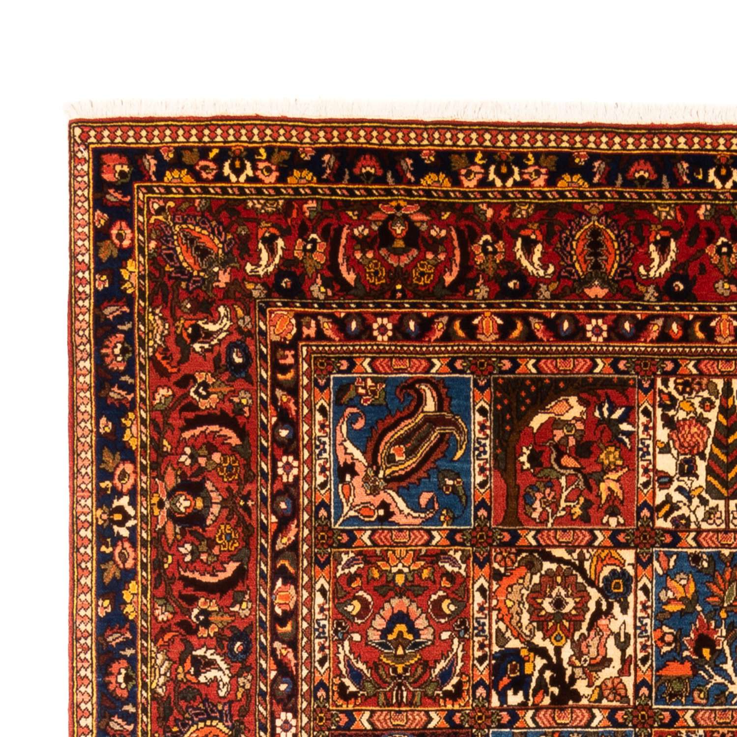 Persisk matta - Nomadic - 303 x 202 cm - bordeaux röd